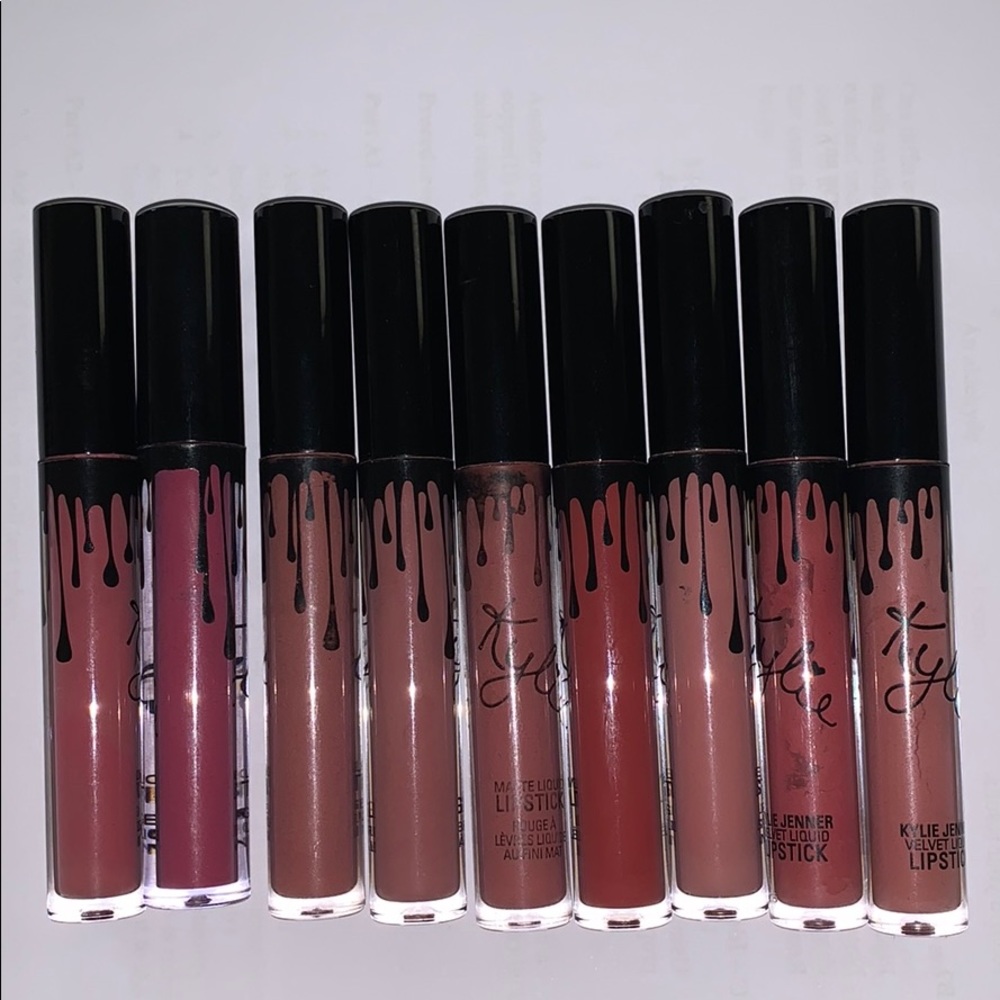 Kylie lipsticks and glosses